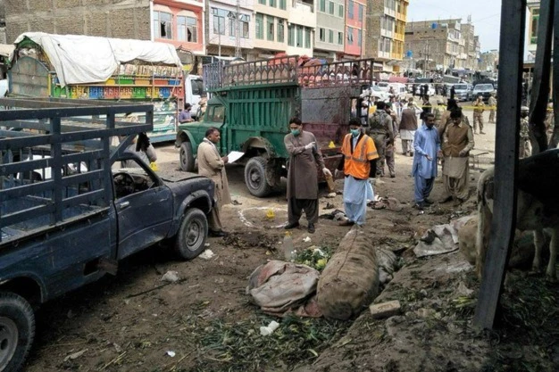 Atentado terrorista contra un mercado popular en el suroeste de Pakistán. Atentado terrorista contra un mercado popular en el suroeste de Pakistán.