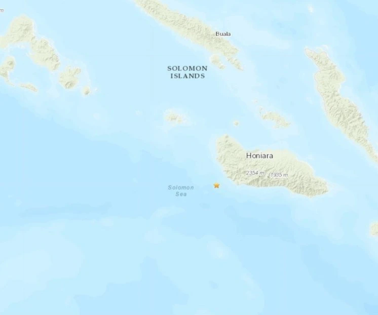 Sismo de magnitud 7,0 cerca de las Islas Salomón Sismo de magnitud 7,0 cerca de las Islas Salomón