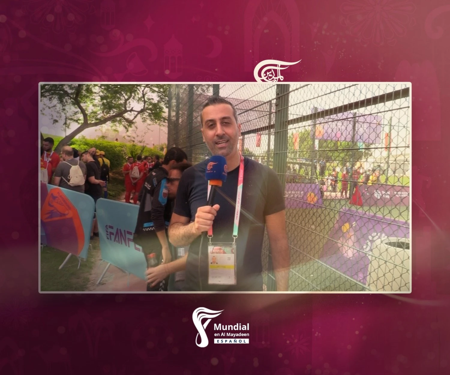 Aficionados buscan la Copa en mini mundial de Qatar Aficionados buscan la Copa en mini mundial de Qatar