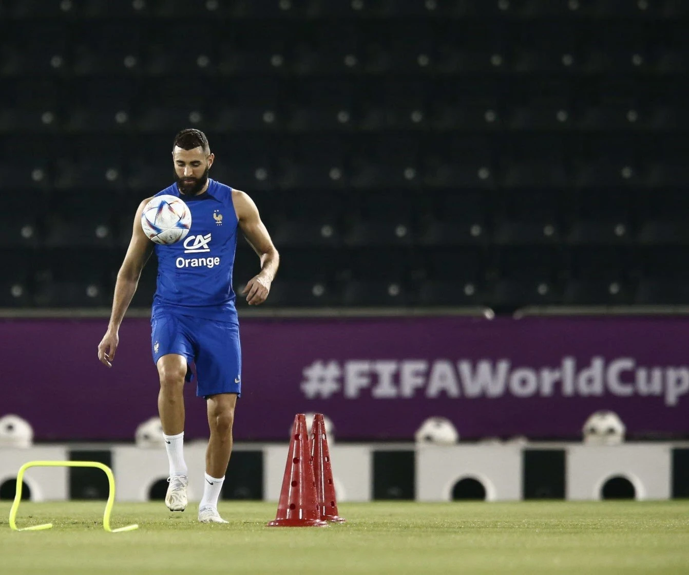 Francés Karim Benzema no está apto para regresar al mundial de fútbol Francés Karim Benzema no está apto para regresar al mundial de fútbol