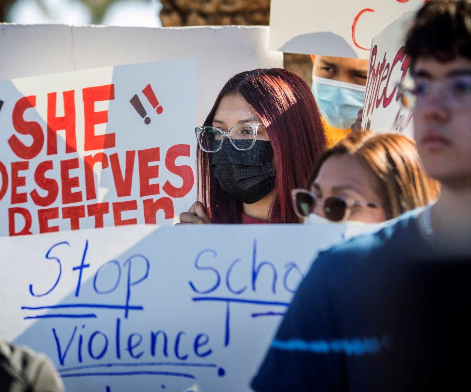 Estudiantes norteamericanos demandan cese de la violencias en las escuelas del país. Estudiantes norteamericanos demandan cese de la violencias en las escuelas del país.