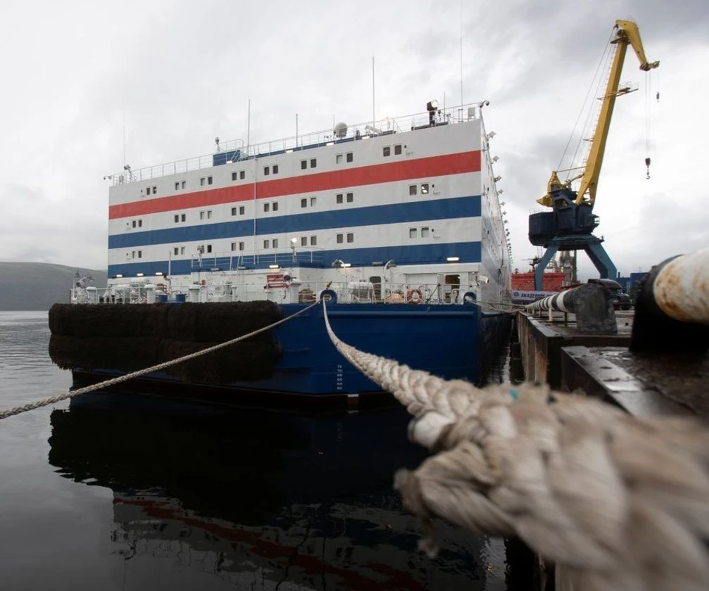 Primera central nuclear flotante. Foto: Reuters Primera central nuclear flotante. Foto: Reuters