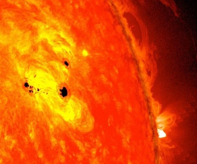 Enorme mancha solar girará hacia la Tierra durante el fin de semana. Foto de NASA, Goddard Space Flight Center. Enorme mancha solar girará hacia la Tierra durante el fin de semana. Foto de NASA, Goddard Space Flight Center.