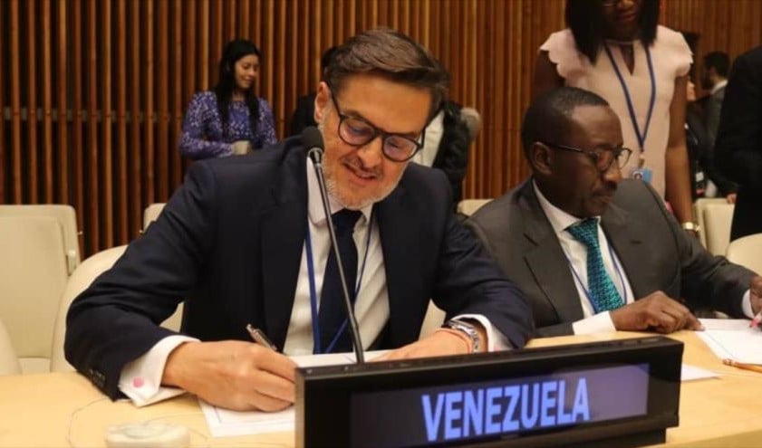 El ministro de Asuntos Exteriores de Venezuela, Félix Plasencia.
