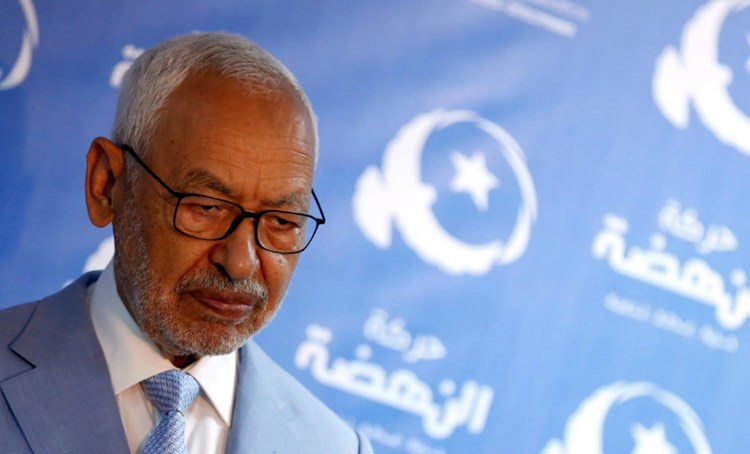 El jefe del movimiento Al-Nahda, Rached Ghannouchi.