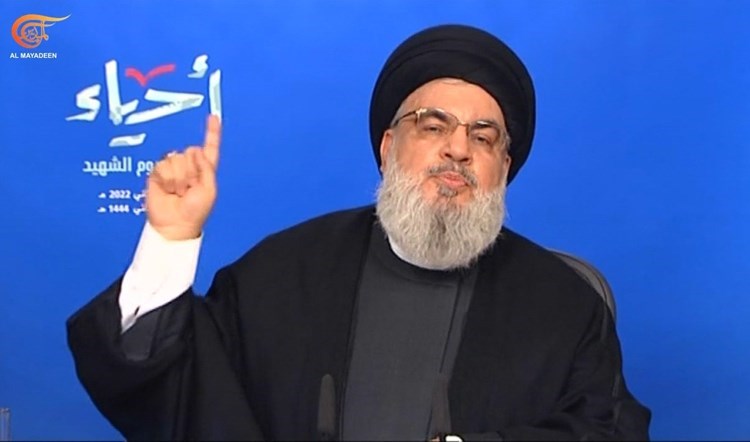 Sayyed Hassan Nasrallah, secretario general de Hizbullah.