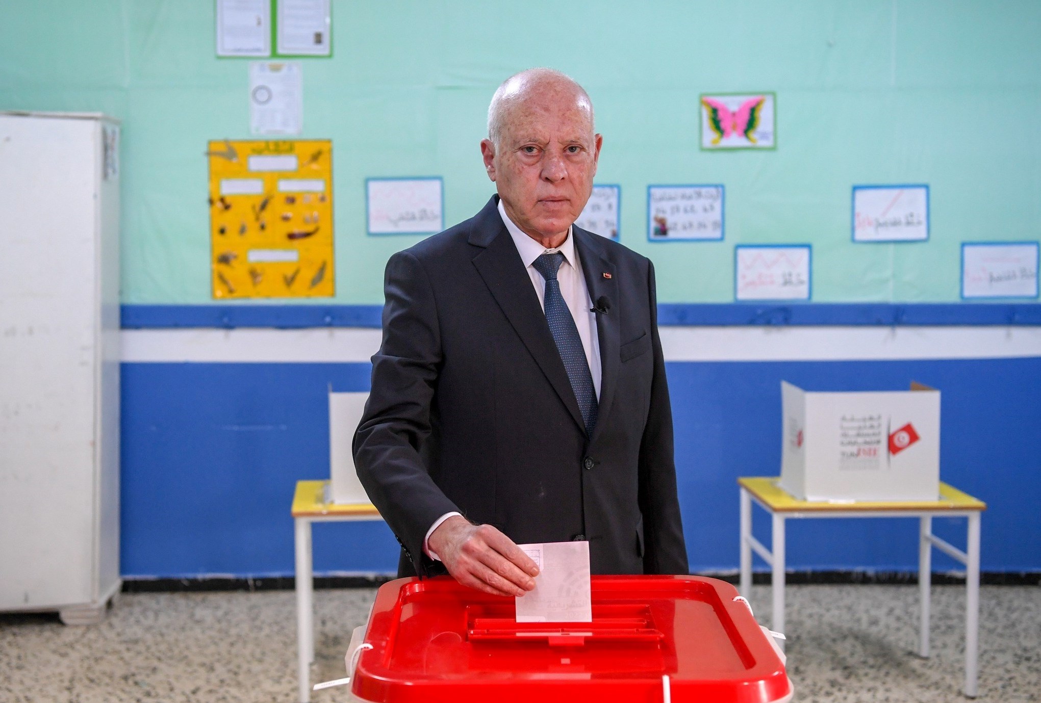 El presidente tunecino, Kais Saied.