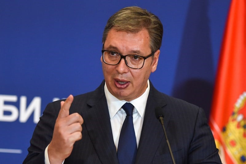 El presidente serbio, Aleksandar Vucic.