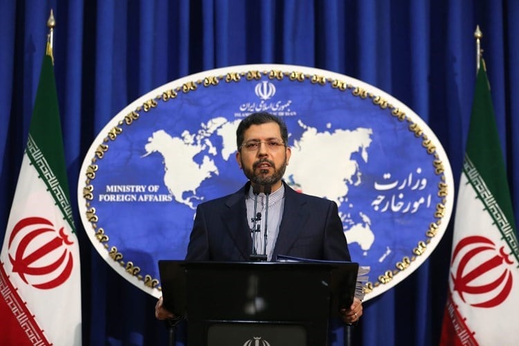 Saeed Khatibzadeh, vocero de la Cancillería iraní.