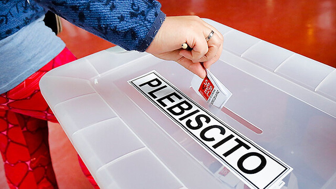 Plebiscito sobre nueva Constitución en Chile.