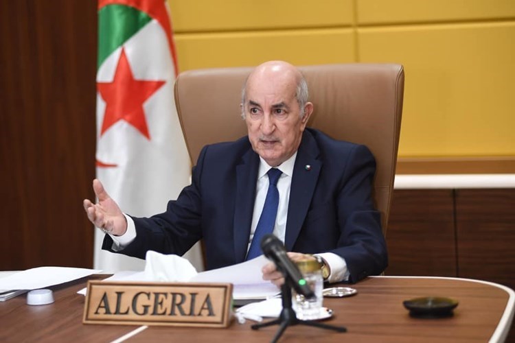 Abdelmajid Tebboune, presidente de Argelia.
