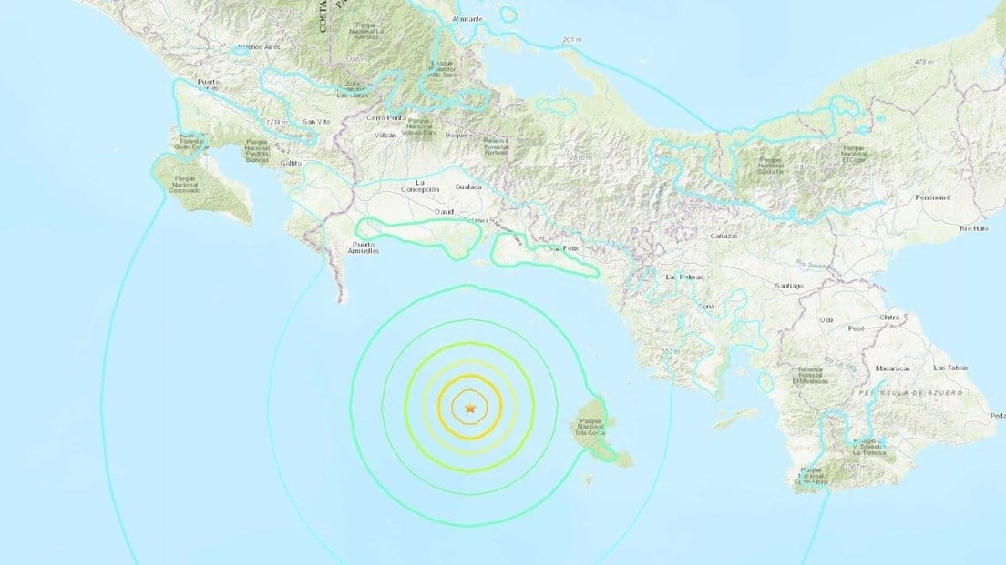 Un sismo de magnitud 6,8 sacudió la costa de Panamá