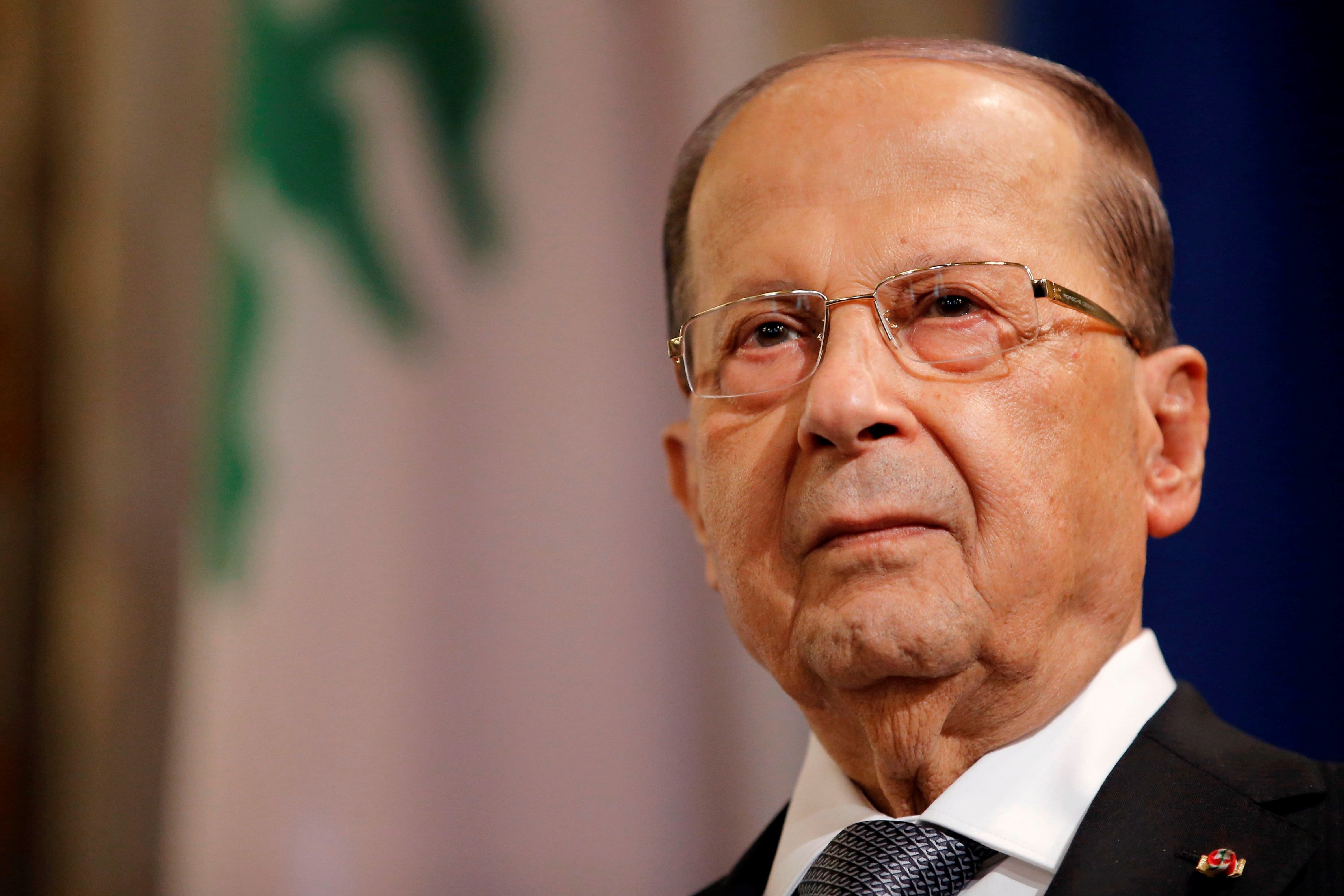 Michel Aoun, expresidente de Líbano.